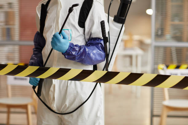 Professional Biohazard Cleanup technician working in Red Cloud, NE